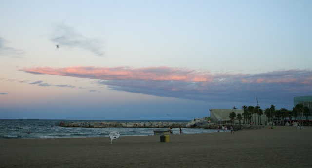 Пляж Сорромостро в Барселоне