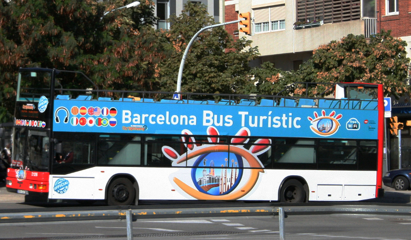 Туристический Автобус Bus Turictic в Барселоне